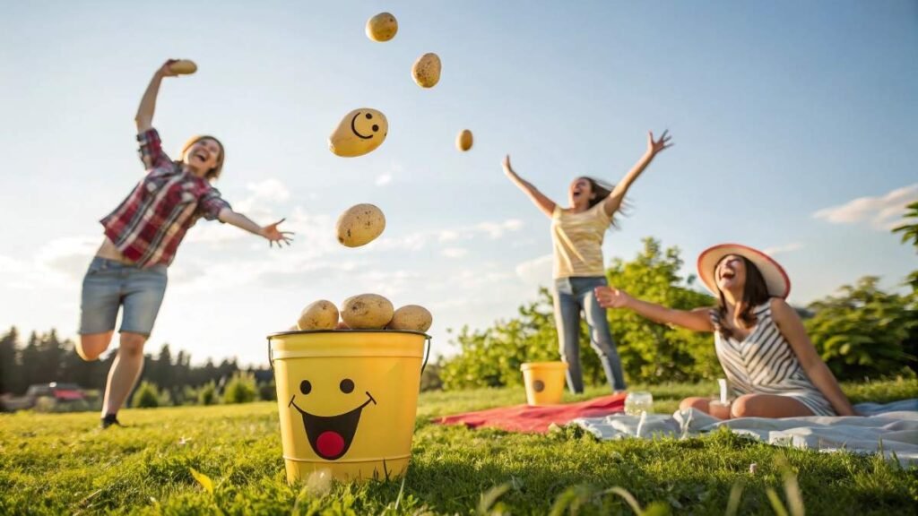 How to Make Your Own Potato Toss Challenge