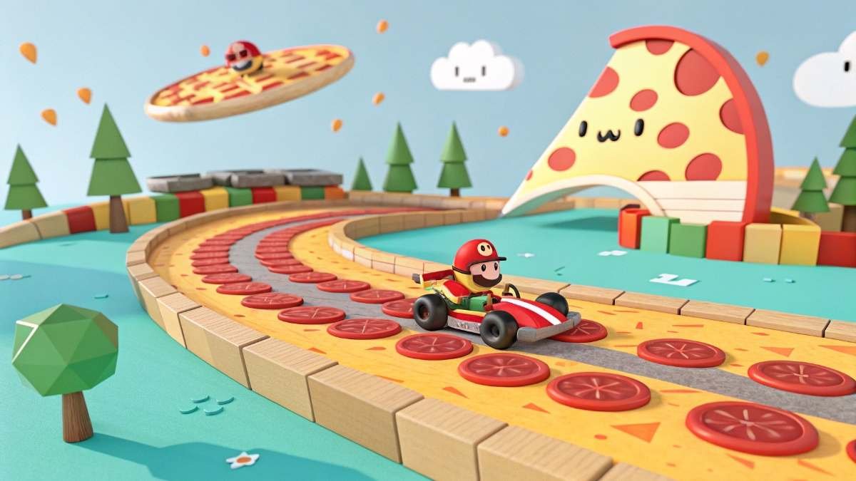 Poly Track Pizza Edition