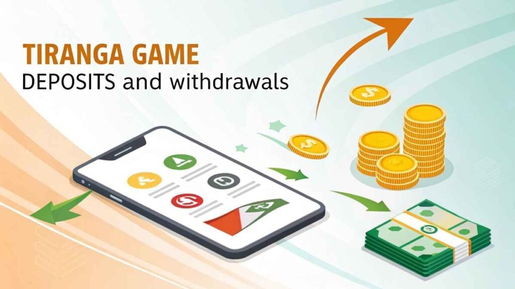 Tiranga Game Deposits and Withdrawals